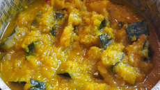 Abóbora trivial saborosa na pressão