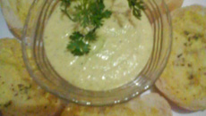 Patê de milho com queijo