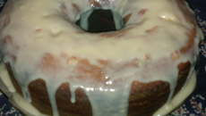 Bolo de laranja com casca