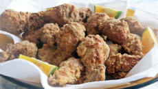 Coxa de frango empanada