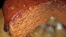 Torta delícia de chocolate fondente