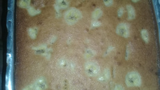 Bolo simples de banana