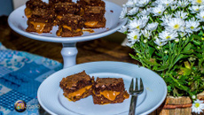 Bem-casado de brownie