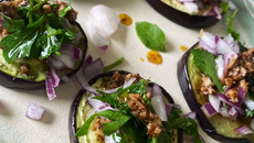 Aperitivo de berinjela 