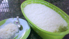 Cuscuz de tapioca da Meg