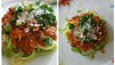 Espaguete de abobrinha