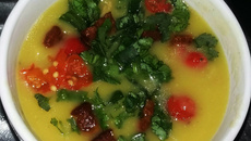 Caldo de batata baroa  (mandioquinha)