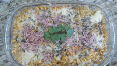 Macarrão com sardinha na pressão