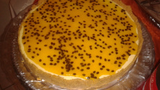 Torta mousse de maracujá