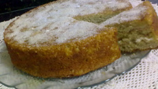 Bolo de maçã com banana