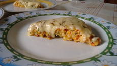 Torta rápida de legumes e ovos da Criz