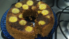 Bolo integral no micro-ondas