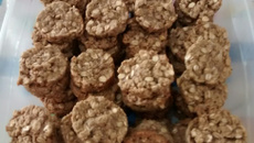 Biscoitos de aveia simples