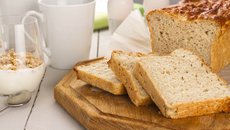 Bolo de banana integral à moda da Gabi