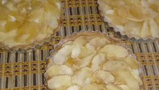 Torta de maçã com creme