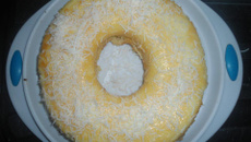 Pudim de coco da Angel