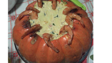 camarão na moranga da juju