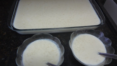 Arroz doce na panela de pressão