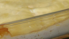 Camarão gratinado ao catupiri