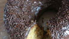 Bolo de Cenoura com Nozes