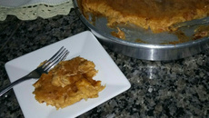 Torta de linguiça com brócolis sem ovo
