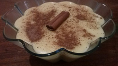 Curau com leite condensado