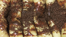 Panqueca doce de brigadeiro