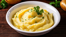 Purê vegano de batatas