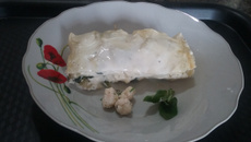 Lasanha de espinafre com limão siciliano