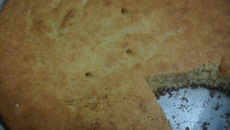 Bolo de queijo simples