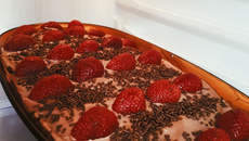 Surpresa de morango deliciosa