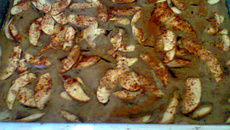 Bolo de maçã integral