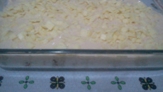 Arroz de forno ao molho branco