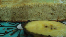 Bolo de casca de banana
