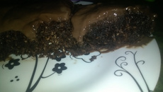 Bolo de chocolate sem farinha de trigo de micro-ondas