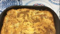 Torta seca de banana