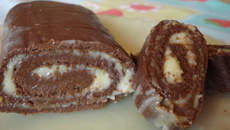 Rocambole de prestígio cremoso