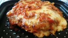 Bife a parmegiana light