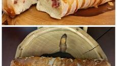 Pão de calabresa e queijo