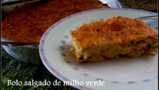 Bolo salgado de milho verde
