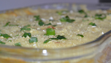 Escondidinho de carne seca cremoso