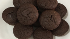 Bolinho de chocolate integral