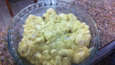 Frango com curry e leite de coco