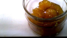 Doce caramelado de banana