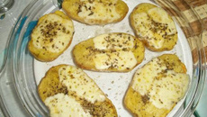 Batata rápida de micro-ondas