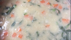 Sopa de mandioca da Júlia