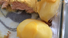 Salmão com molho de maracujá