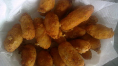 Bolinhos de frango deliciosos