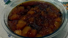 Doce de abóbora moranga de preguiçoso