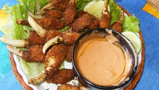 Patinha de caranguejo á milanesa